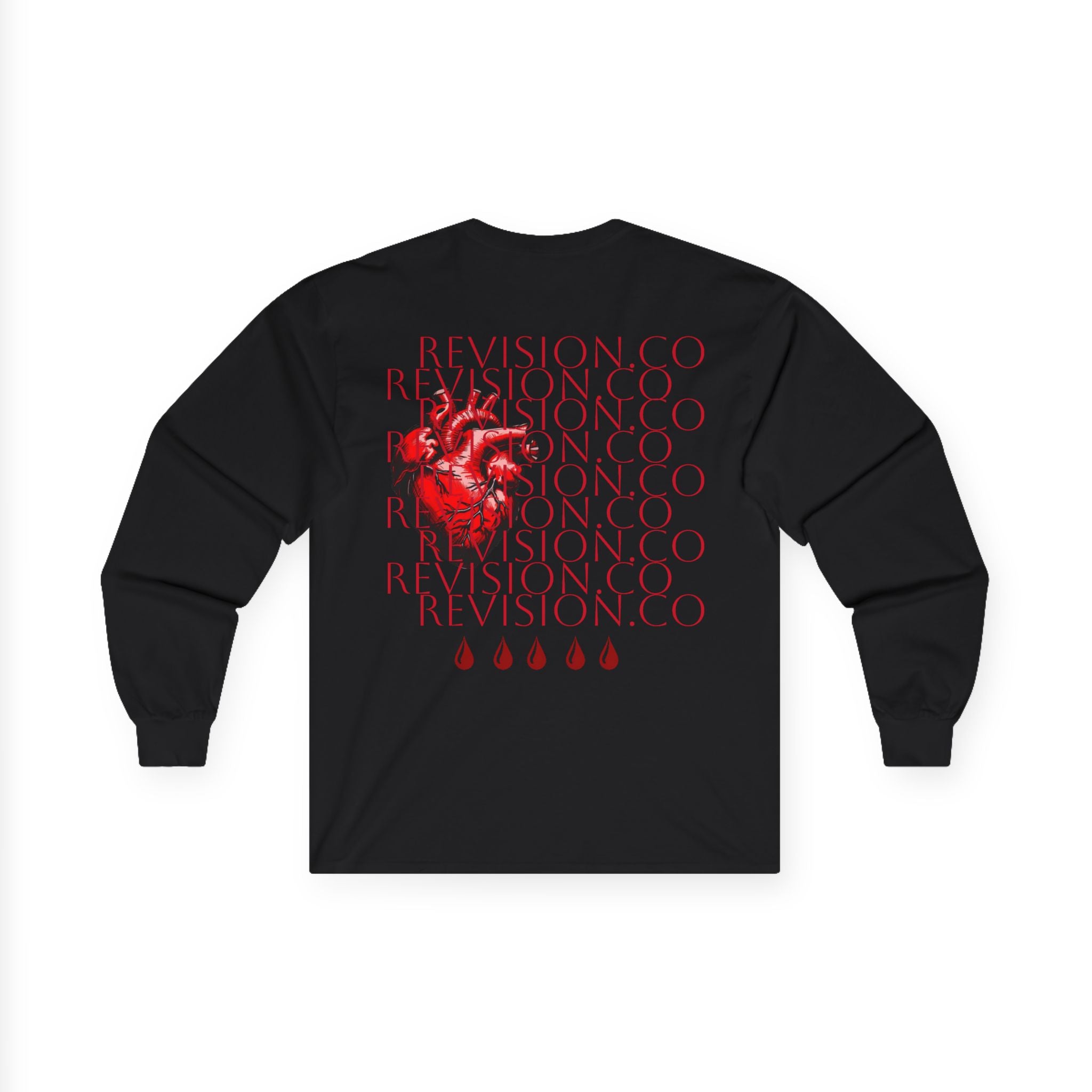 ◆MUCENT◆ Heart Lettering Long Sleeve 2 Color Unisex P00000 Heart of Solvang Long Sleeve - Solvang Skate Shop