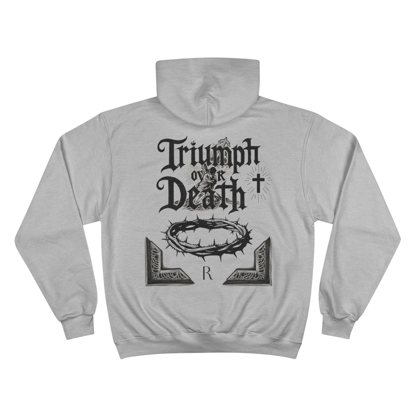 Triumph over hoodie.