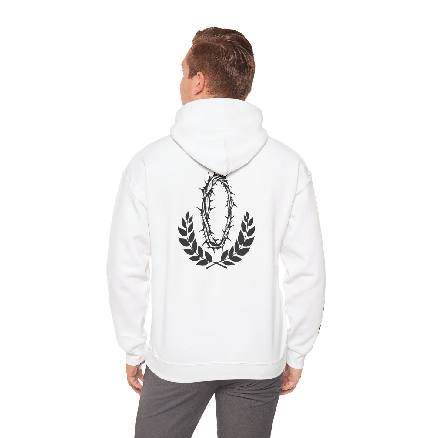 Crown of thorns hoodie.