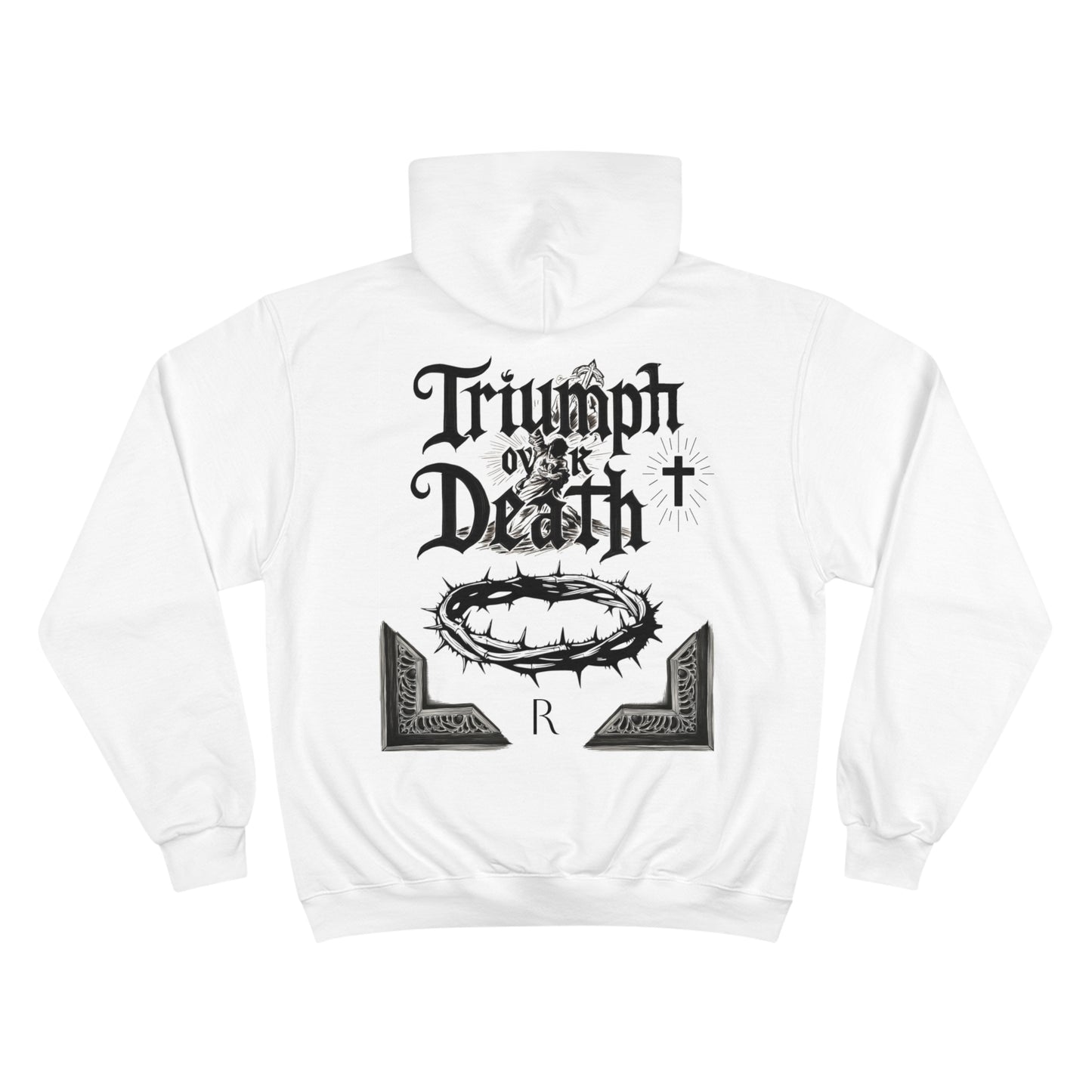 Triumph over hoodie.